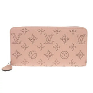 Louis Vuitton Zippy Wallet Monogram Mahina Magnolia Long Pink LV